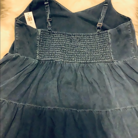 Jean Chambray Sleeveless Tank / Camisole top - Picture 3 of 3